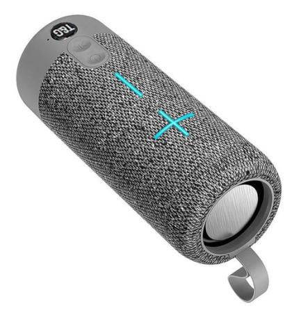 Bluetooth-колонка TG619C с RGB подсветкой, speakerphone, радио, серый