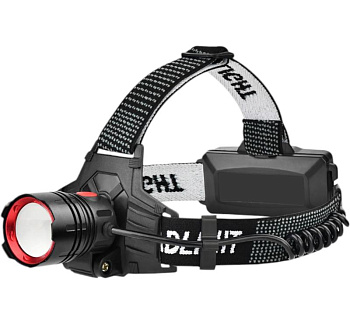 Налобний ліхтар PL-177, TG LED, 2х18650, ЗУ Type-C