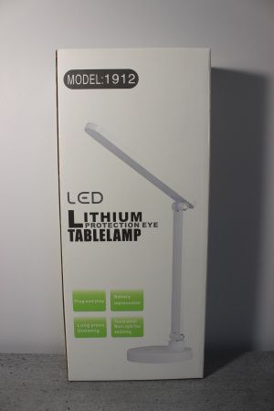 Настольная LED лампа аккумуляторная WD309/1912//сенсор/регулятор/ 3 режима/зарядка/18650/USB/