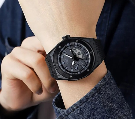 Часы наручные SKMEI 2103BKWT, BLACK-WHITE, 10312