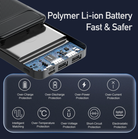 Повербанк AWEI P5k 10000mAh (реальная емкость меньше) / 8141 Повербанк AWEI P5k 10000mAh (реальная емкость меньше) / 8141