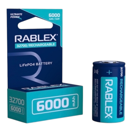 Аккумулятор Rablex 32700 LiFePO4 6000mAh 3.2V