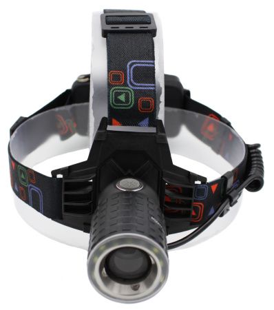 Налобный фонарь X-Balog WD113, Акк., 1xT6, 1xCob