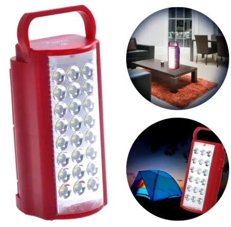 Фонарь для кемпинга ALMINA 2606L, аккумулятор 6V4Ah, Power Bank, свечение до 80 часов