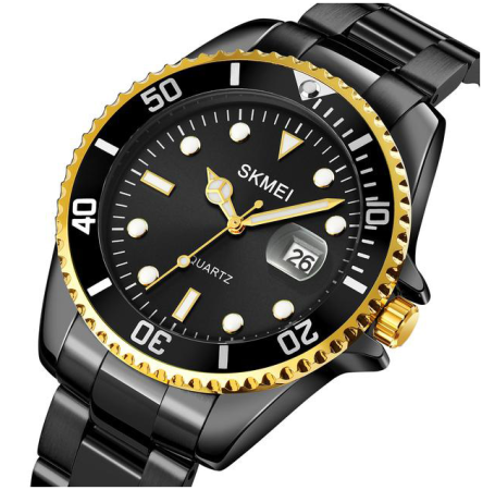 Часы наручные SKMEI 1779BKGD, BLACK-GOLD, 11585