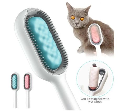 Щётка для сухого и влажного вычёсывания домашних животных 185с COMB