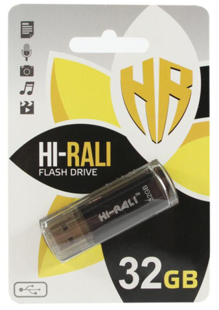 USB флеш накопитель Hi-Rali 32GB/ HI-32GBSTBK (Гарантия 3года)