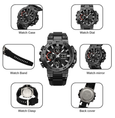 Часы наручные SKMEI 2499BK, BLACK, 11477