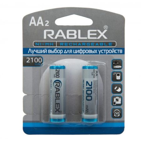Аккумулятор Rablex HR6/AA Ni-MH 2100mAh 1.2V 1 шт.