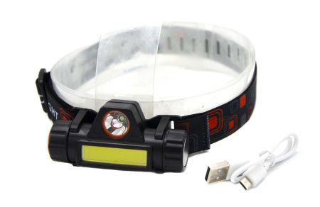 Налобный фонарь Bailong BL-1898, сенсор, 7476