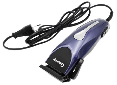 Машинка для стрижки Geemy GM-1025, 4 насадки для стрижки и ножницы.