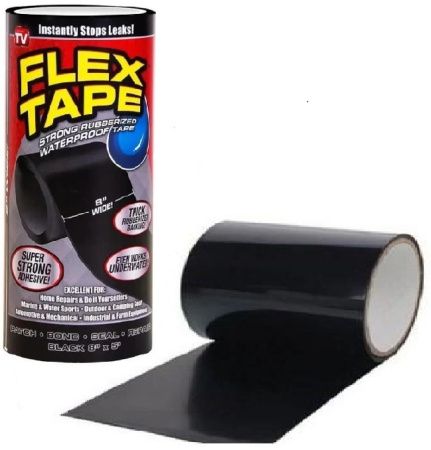 Сверхпрочный скотч - лента Flex Tape 12*10 30см. 5517