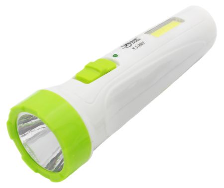 Ручной фонарь Yajia YJ-267, Аккумулятор, 1LED+COB