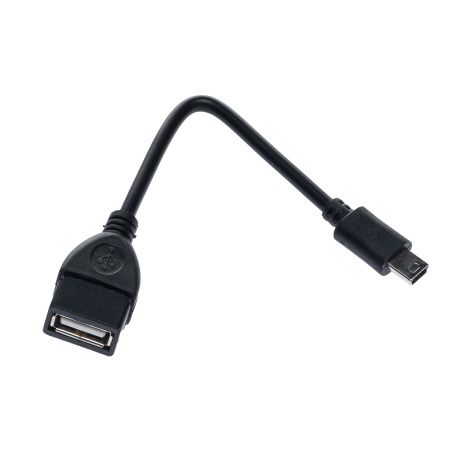 Переходник USB - mini USB черный 4756 Переходник USB - mini USB черный 4756