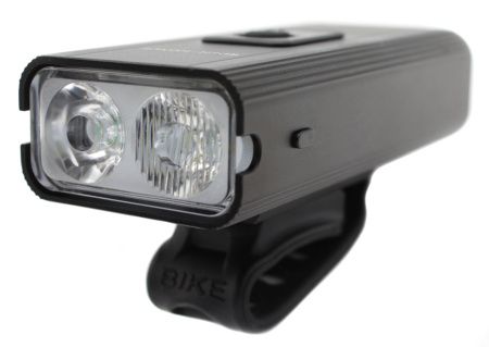 Велосипедная фара велофонарь аккумуляторная, MicroUSB /4 режима света / Powerbank/ 2 LED /  PL-B17