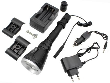 Ручной фонарь Police Bailong BL-Q2888, 2х18650, ЗУ сеть+авто, Zoom, XPE, Крепление