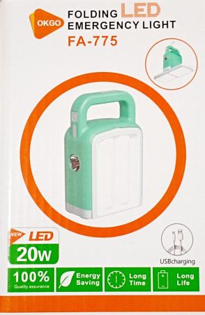 Фонарь для кемпинга RB447, FA-775, 20W, аккумулятор