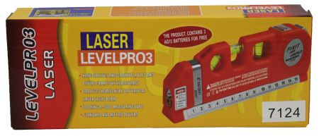 Лазерный уровень со встроенной рулеткой LEVELPR03 LASER 7124