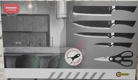 Набор кухонных ножей  BOBSSEN /6 предметов/ 4787