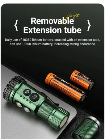 Ручной фонарь YEMAO YM-F337X, 3500LM, 8*XTE LED, красный, синий, зеленый и ультрафиолетовый,  TYPE-C