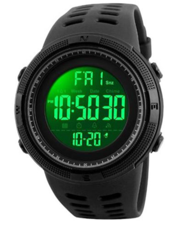 Часы наручные SKMEI 1251BK, ALL BLACK, 9292