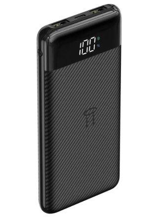 Повербанк Veger W1087 10000mAh, 2A, Дисплей