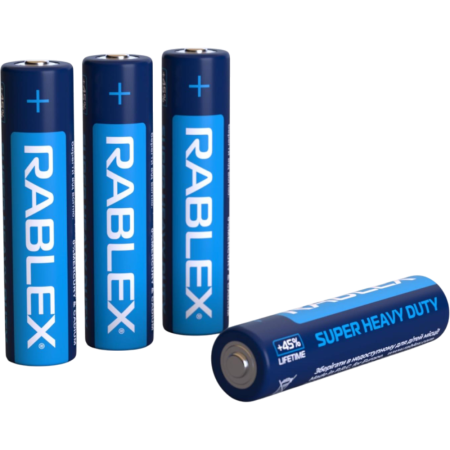 Батарейка Rablex R3 AAA Super Heavy Duty солевая (60шт в пачке)