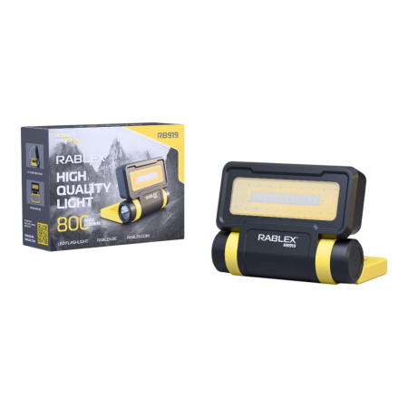 Прожектор Rablex RB919, акумм, COB LED, Magnetic, Type-C