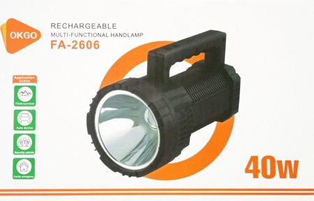 Ручной фонарь FA-2606, GDLITE 40W, type-c
