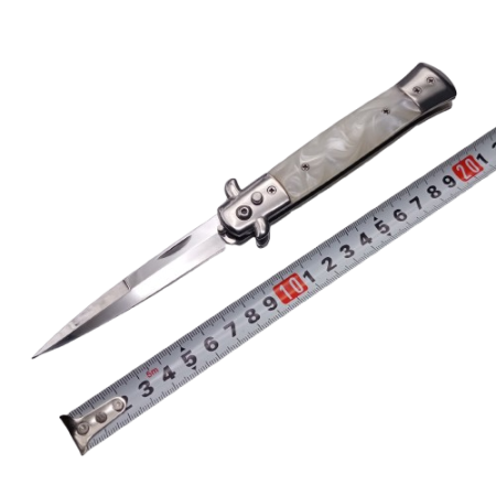 Нож выкидной PA50-1B Белый