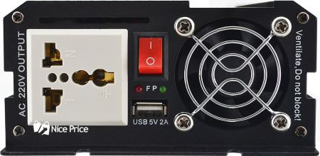 Инвертор преобразователь Профессиональный  UKC 12V-220V RCP-1500W + USB  / 4145 Инвертор преобразователь Профессиональный  UKC 12V-220V RCP-1500W + USB  / 4145