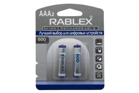Аккумулятор Rablex HR03/AAA Ni-MH 600mAh 1.2V 1 шт.
