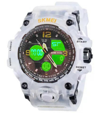 Часы наручные SKMEI 1155BWT, WHITE, 9735