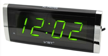 Часы электронные VST-730, салатовое свечение