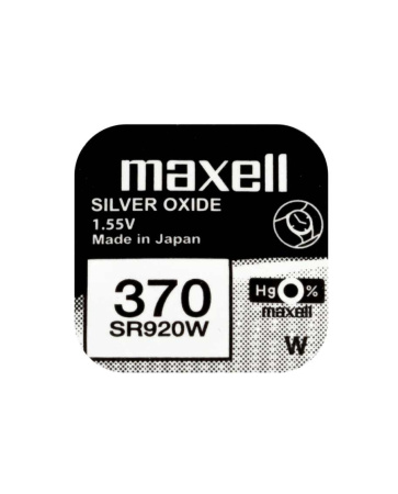 Батарейки-Таблетки Maxell 370 / SR920W    