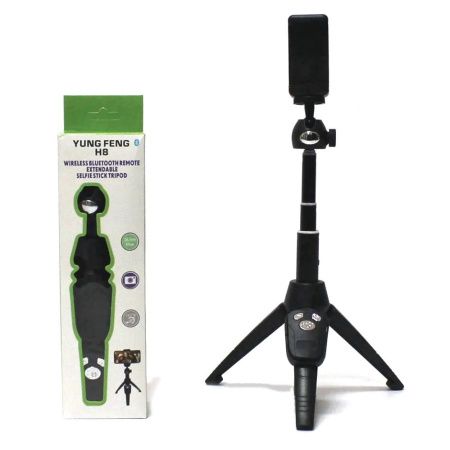 Штатив тринга трипод Селфи палка с пультом Yung Feng H8 - BT