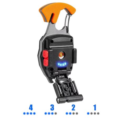 Фонарь для кемпинга W5147, PL409-COB, Белый, Жёлтый, Красный, multitool, Li-Ion, магнит, карабин