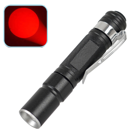 Фонарь 705-XPE(Red), 1хААА, 1 РЕЖИМ, zoom