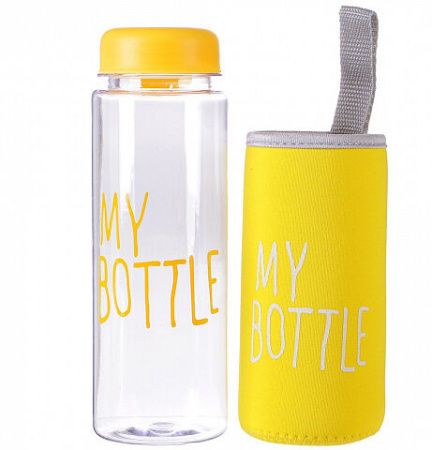 Бутылка для воды My Bottle 500мл. в термо чехле с подвесом / разные цвета / 422 Бутылка для воды My Bottle 500мл. в термо чехле с подвесом / разные цвета / 422