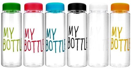 Бутылка для воды My Bottle 500мл. в термо чехле с подвесом / разные цвета / 422 Бутылка для воды My Bottle 500мл. в термо чехле с подвесом / разные цвета / 422