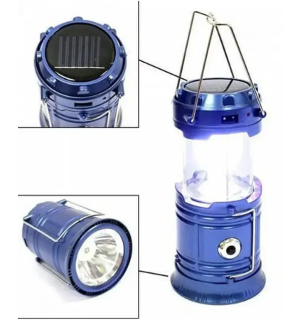 Фонарь для кемпинга 5900, аккумулятор, солнечная панель, powerbank