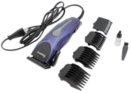 Машинка для стрижки Geemy GM-1025, 4 насадки для стрижки и ножницы.