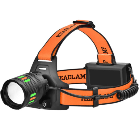 Налобный фонарь PL-179, T203, TG LED, 2х18650, ЗУ Type-C