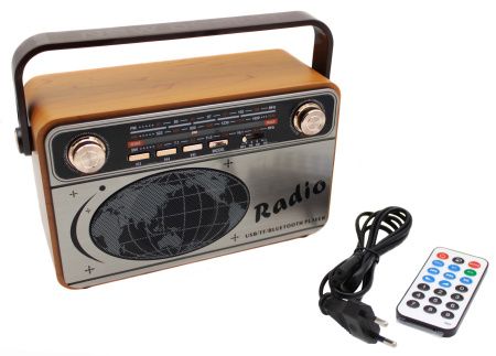 Радиоприёмник Bluetooth аккумуляторный с пультом Kemai MD-503