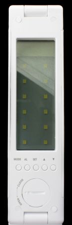 Настольная LED лампа аккумуляторная 18LED/ Часы+Дата+Температура/ ЗУ MicroUSB Настольная LED лампа аккумуляторная 18LED/ Часы+Дата+Температура/ ЗУ MicroUSB