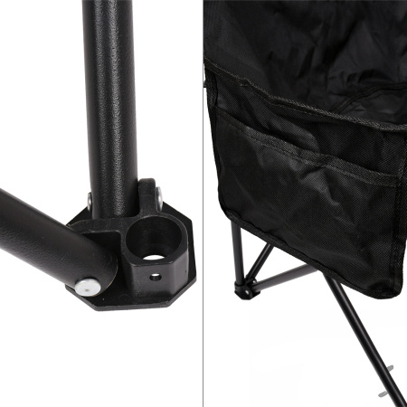 Кресло раскладное "Паук Комфорт" S 45*45*69см MH-5559B Чёрный