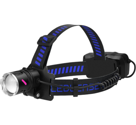 Налобный фонарь Bailong PL-189, 2x18650, Type-C, TG LED, Zoom
