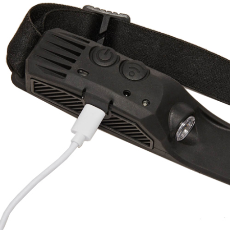 Налобный фонарь Bailong BL-W689-LM+2COB, Белый, Жёлтый, Motion Sensor, Li-Ion аккум., ЗУ Type-C, Box