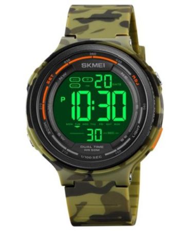 Часы наручные SKMEI 1841CMGN, ARMY GREEN CAMO