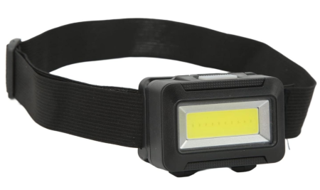 Налобный фонарь PL-020, COB, 3xAAA